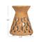 Hello Honey® 6.5" Terra Cotta Debossed Candle Pillar Holder